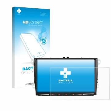 Front side of a product packaging with the brand logo upscreen. Next to it is the device Erisin ES8998V 9