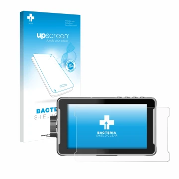 Front side of a product packaging with the brand logo upscreen. Next to it is the device Viltrox DC-550 Pro shown with the cor