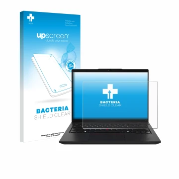 Front side of a product packaging with the brand logo upscreen. Next to it is the device Lenovo ThinkPad L14 Gen 5 shown with 