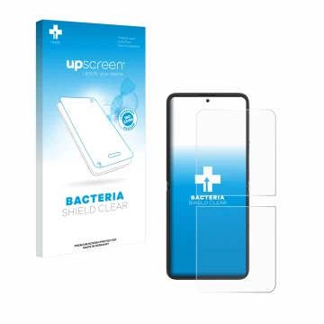 Front side of a product packaging with the brand logo upscreen. Next to it is the device Blackview Hero 10 (Front display) sho