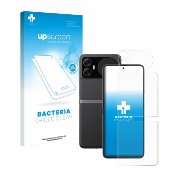 Front side of a product packaging with the brand logo upscreen. Next to it is the device Blackview Hero 10 (Front+Back) shown 