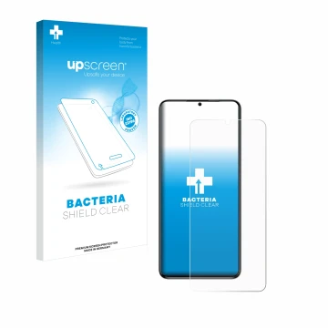 Front side of a product packaging with the brand logo upscreen. Next to it is the device Oukitel C50 shown with the correspond