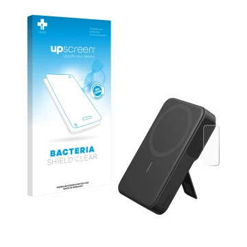 Front side of a product packaging with the brand logo upscreen. Next to it is the device Anker MagGo shown with the correspond