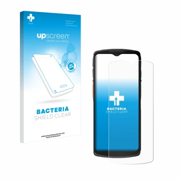 Front side of a product packaging with the brand logo upscreen. Next to it is the device Urovo DT66 shown with the correspondi