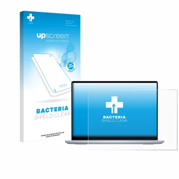 Front side of a product packaging with the brand logo upscreen. Next to it is the device Dell Inspiron 14 7440 2-in-1 shown wi