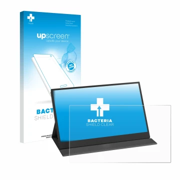 Front side of a product packaging with the brand logo upscreen. Next to it is the device Yodoit PTM15 15.6