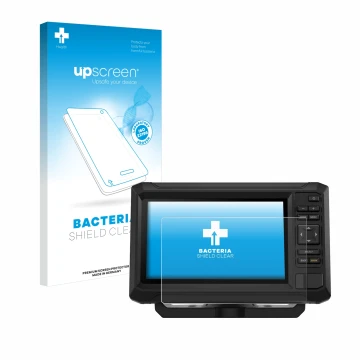 Front side of a product packaging with the brand logo upscreen. Next to it is the device Garmin ECHOMAP UHD2 7
