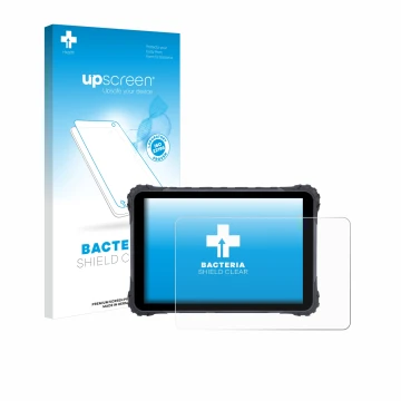 Front side of a product packaging with the brand logo upscreen. Next to it is the device Topicon MDT865 shown with the corresp