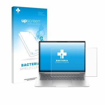 Front side of a product packaging with the brand logo upscreen. Next to it is the device HP ProBook 440 G11 shown with the cor