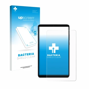 Front side of a product packaging with the brand logo upscreen. Next to it is the device Xiaomi Redmi Pad SE 8.7 4G shown with