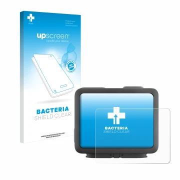 Front side of a product packaging with the brand logo upscreen. Next to it is the device GoPro Hero 4k shown with the correspo