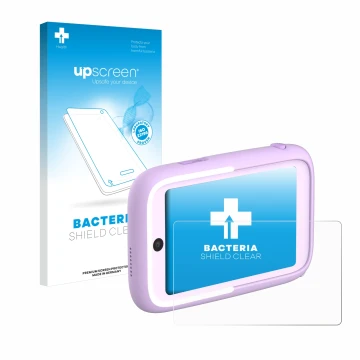 Front side of a product packaging with the brand logo upscreen. Next to it is the device Myfirst Camera 50 shown with the corr