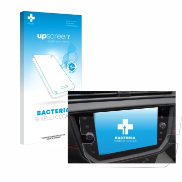 Front side of a product packaging with the brand logo upscreen. Next to it is the device Seat Arona FR Stereo BJ 2019 shown wi