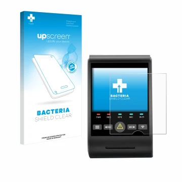 Front side of a product packaging with the brand logo upscreen. Next to it is the device VIOFO A229 PRO shown with the corresp