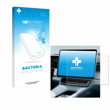 Front side of a product packaging with the brand logo upscreen. Next to it is the device Polestar 4 2025 shown with the corres