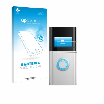 Front side of a product packaging with the brand logo upscreen. Next to it is the device Ring Video Doorbell 3 Plus shown with