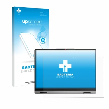 Front side of a product packaging with the brand logo upscreen. Next to it is the device Lenovo IdeaPad 5x 2-in-1 Gen 9 14