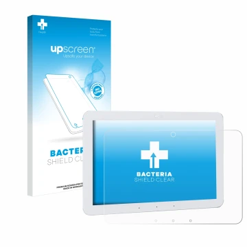 Front side of a product packaging with the brand logo upscreen. Next to it is the device Amazon Echo Hub 8