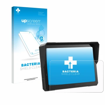 Front side of a product packaging with the brand logo upscreen. Next to it is the device Carpuride W702 Pro 7