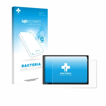 Front side of a product packaging with the brand logo upscreen. Next to it is the device Carpuride W901 Pro 9