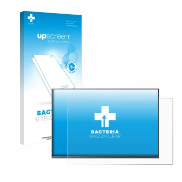 Front side of a product packaging with the brand logo upscreen. Next to it is the device Uperfect UGame K118 18