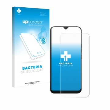 Front side of a product packaging with the brand logo upscreen. Next to it is the device Volla Phone 22 shown with the corresp