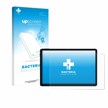 Front side of a product packaging with the brand logo upscreen. Next to it is the device Doogee U11 shown with the correspondi