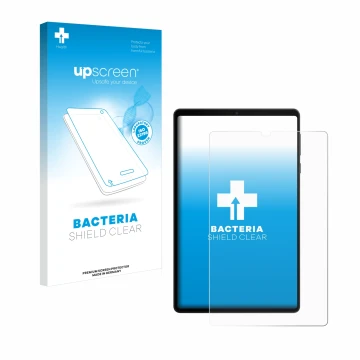 Front side of a product packaging with the brand logo upscreen. Next to it is the device Lenovo Legion Tab Gen 3 shown with th