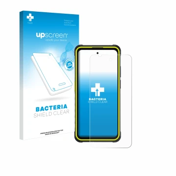 Front side of a product packaging with the brand logo upscreen. Next to it is the device Ulefone Armor X31 Pro 5G shown with t