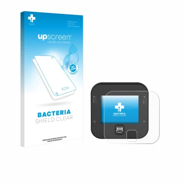 Front side of a product packaging with the brand logo upscreen. Next to it is the device ISDT Q6 Retro shown with the correspo