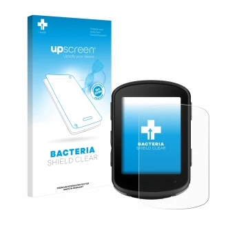 Front side of a product packaging with the brand logo upscreen. Next to it is the device Garmin Edge 540 Solar shown with the 