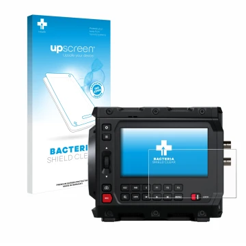 Front side of a product packaging with the brand logo upscreen. Next to it is the device Blackmagic Design Pyxis 6K 4