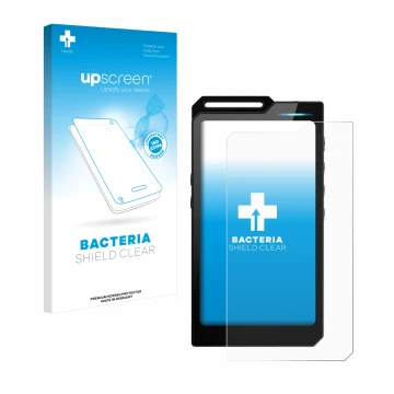 Front side of a product packaging with the brand logo upscreen. Next to it is the device Hiby R4 shown with the corresponding 