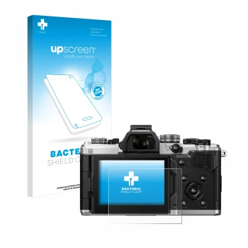 Front side of a product packaging with the brand logo upscreen. Next to it is the device OM System OM-3 shown with the corresp