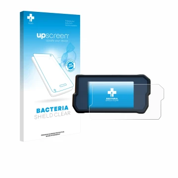 Front side of a product packaging with the brand logo upscreen. Next to it is the device KTM 390 / 890 Adventure 2020+ shown w