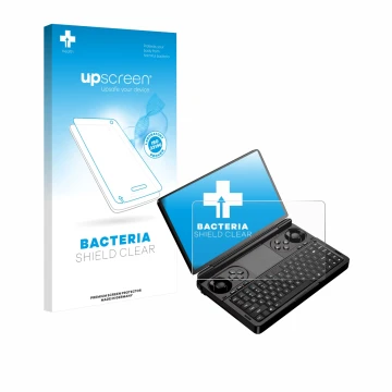 Front side of a product packaging with the brand logo upscreen. Next to it is the device GPD Win Mini (2025) shown with the co