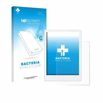 Front side of a product packaging with the brand logo upscreen. Next to it is the device Meebook M8 7.8