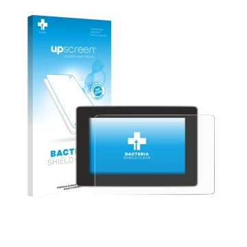 Front side of a product packaging with the brand logo upscreen. Next to it is the device Tesla Model Y Juniper 2025 shown with