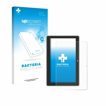 Front side of a product packaging with the brand logo upscreen. Next to it is the device Lenovo Tab TB311 XU shown with the co