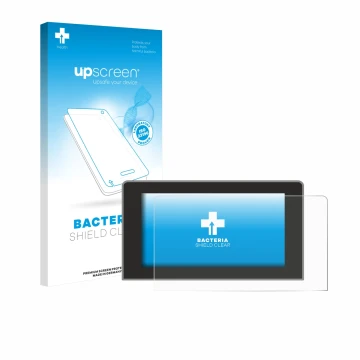 Front side of a product packaging with the brand logo upscreen. Next to it is the device Volkswagen Crafter 10