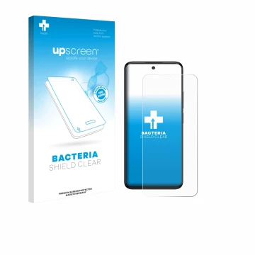 Front side of a product packaging with the brand logo upscreen. Next to it is the device TCL 60 5G shown with the correspondin