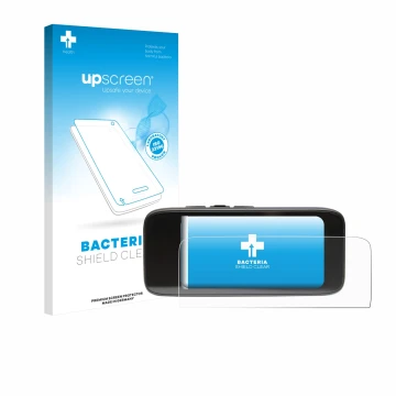 Front side of a product packaging with the brand logo upscreen. Next to it is the device Peterson StroboClip HD shown with the
