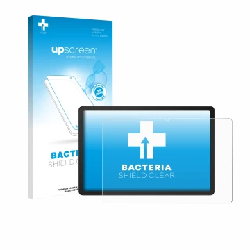 Front side of a product packaging with the brand logo upscreen. Next to it is the device Doogee Tab G6 Plus shown with the cor