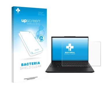 Front side of a product packaging with the brand logo upscreen. Next to it is the device Lenovo ThinkPad L14 Gen 6 shown with 