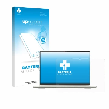 Front side of a product packaging with the brand logo upscreen. Next to it is the device Lenovo Yoga 7 2-in-1 Gen 10 14