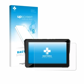 Front side of a product packaging with the brand logo upscreen. Next to it is the device Carpuride W502S Pro 5
