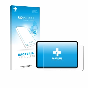 Front side of a product packaging with the brand logo upscreen. Next to it is the device Teclast T65 shown with the correspond