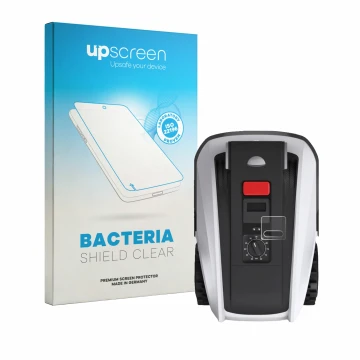 Front side of a product packaging with the brand logo upscreen. Next to it is the device Ecovacs Goat O800 RTK shown with the 