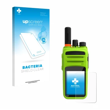 Front side of a product packaging with the brand logo upscreen. Next to it is the device Talkpod N58 Plus shown with the corre