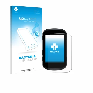 Front side of a product packaging with the brand logo upscreen. Next to it is the device Garmin Edge 850 shown with the corres